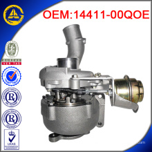 GT1749V 14411-00QOE turbocompressor para Nissan PRIMERA dCi F9Q